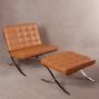furniture barcelona chair and ottoman
